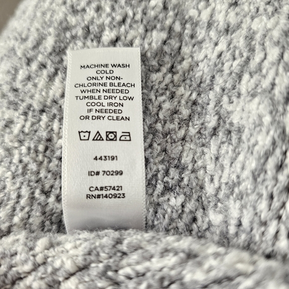 Loft Cozy Chenille Knit Open Front Cardigan Duster Sweater Vest - Picture 7 of 8